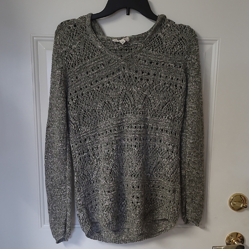 Cloud Chaser Women's Textured Gray Sweater